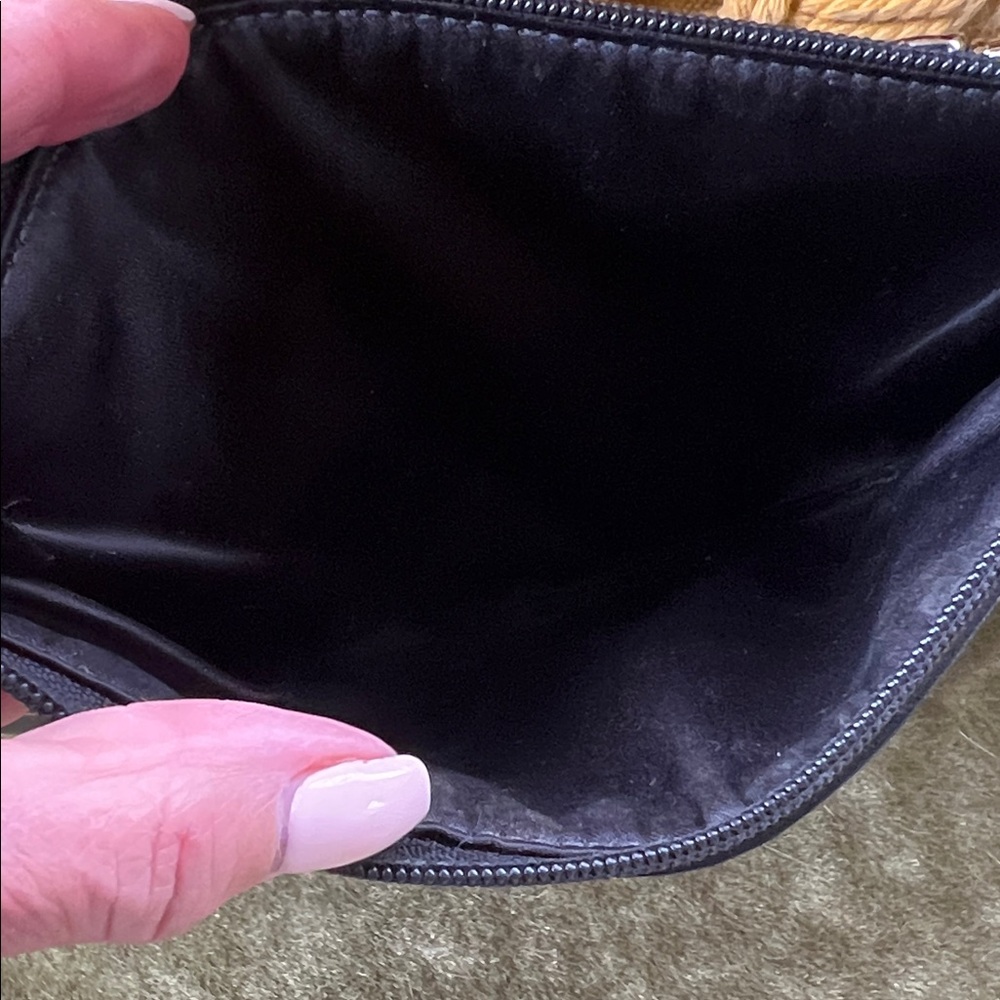 Coach Black and Cream Wristlet - Picture 4 of 4